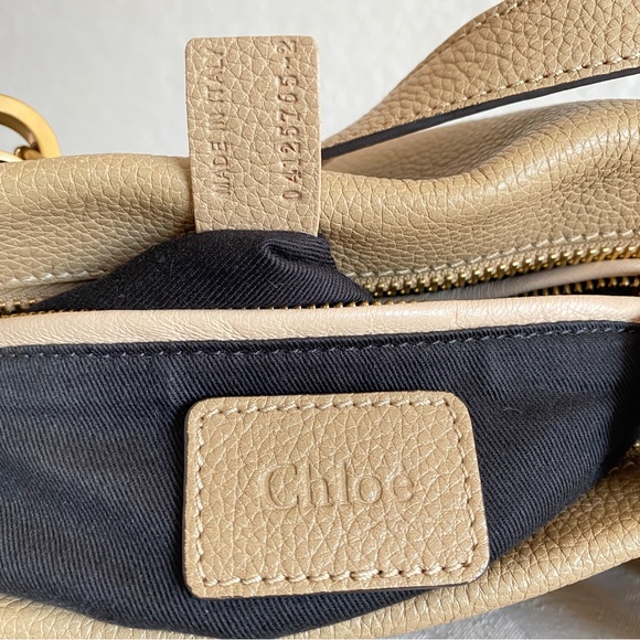 Chloe beige medium paraty bag - Picture 6 of 10